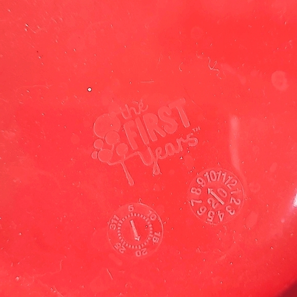 Disney The First Years Mickey Mouse Silicone Sectioned Plate & Placemat Red - Picture 6 of 9